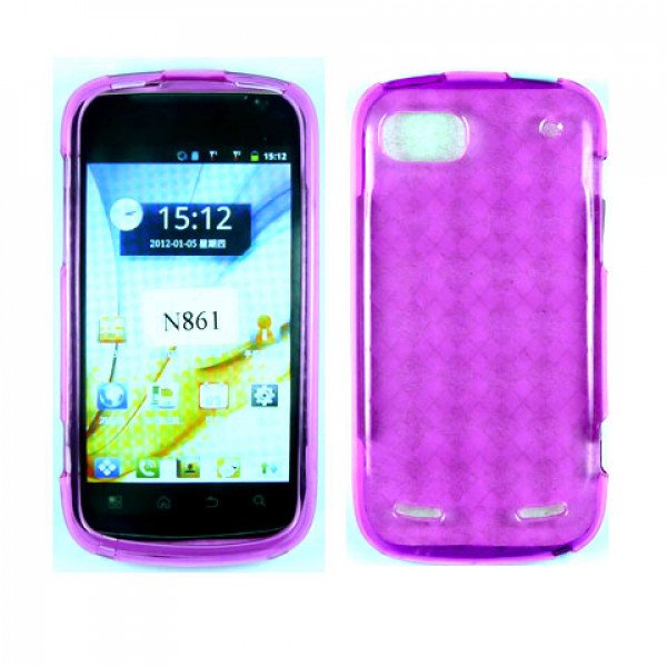 Wholesale TPU Gel Case for ZTE Warp Sequent / N861 (Pink)